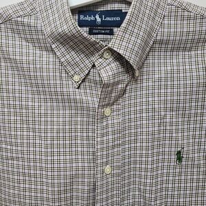 Ralph Lauren Blue‎ Lable Purple Green Button Down Kentucky Derby 100% Cotton